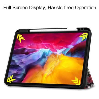 iPad Pro 11 2021 Slim fit tri-fold fodral - Graffiti
