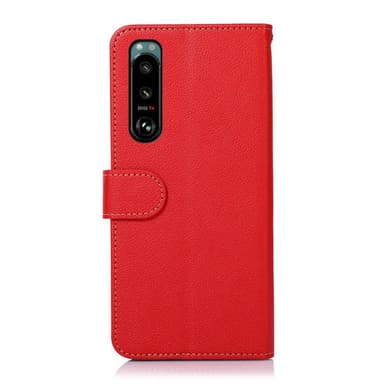 KHAZNEH Sony Xperia 5 III Plånboksfodral Röd
