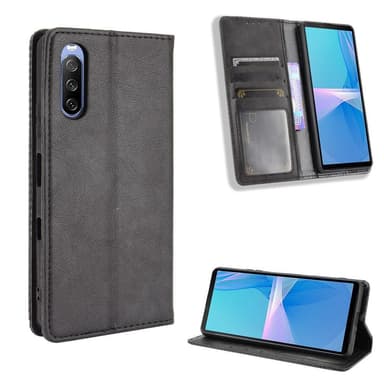 Sony Xperia 10 III Plånboksfodral Svart