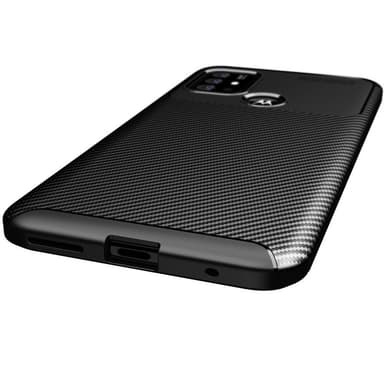 Motorola Moto G30 Karbon fiber texture Skal - Svart