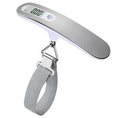 Digital bagagevåg 50 kg Grå/vit