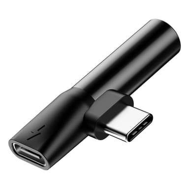 BASEUS USB typ C 3,5mm Aux Audio Laddning USB hona Port Splitter