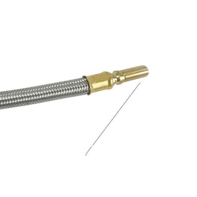Metallflätad förlängnings Ventiladapter till Xiaomi M365