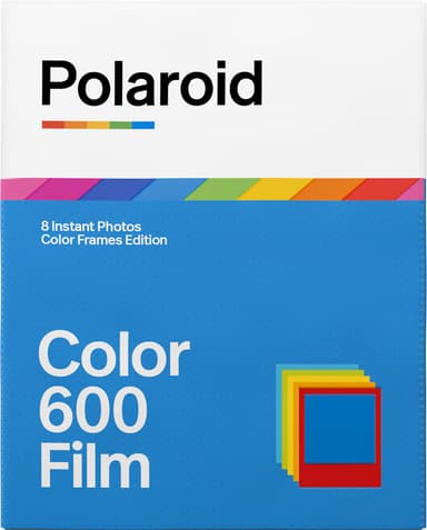 Polaroid 600 Color film med ramar i färg för direktkamera