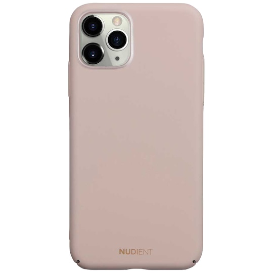 Nudient v2 iPhone 11 Pro tunt fodral (dusty pink)
