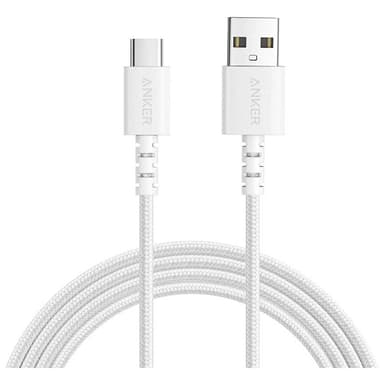 Anker PowerLine Select Plus USB-A till USB-C kabel 1.8 m (svart)