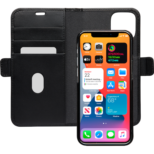 Dbramante1928 Lynge plånboksfodral för iPhone 12 Pro Max (svart)