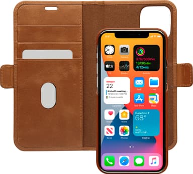 Dbramante1928 Lynge plånboksfodral för iPhone 12 Pro Max (tan)