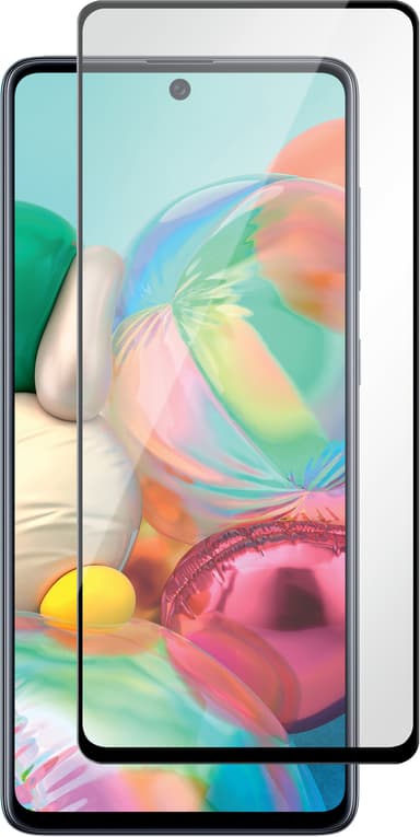 Panzer Full-Fit Samsung Galaxy A72 skärmskydd (svart)