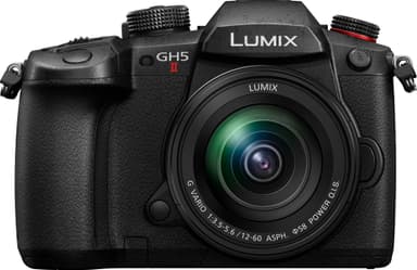 Panasonic Lumix GH5 M2 spegellös kamera med 12-60mm G Vario-objektiv