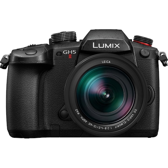 Panasonic Lumix GH5 M2 spegellös kamera med 12-60mm Leica-objektiv