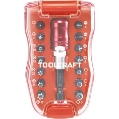 TOOLCRAFT TO-6623460 Bit-Set 15 delar Stjärnspår