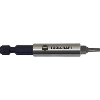 TOOLCRAFT TO-6918741 Bitshållare Länge 60 mm Antrieb