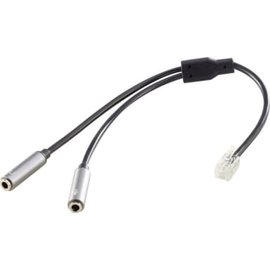 SpeaKa Professional RJ10 Telefon Adapter [1x RJ10 hane