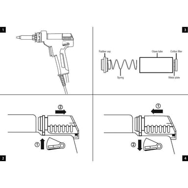 TOOLCRAFT 2228310 Reservdelar för avlödningspistol