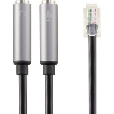 SpeaKa Professional RJ10 Telefon Adapter [1x RJ10 hane