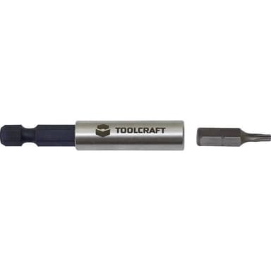 TOOLCRAFT TO-6918741 Bitshållare Länge 60 mm Antrieb