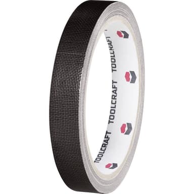 TOOLCRAFT HEB19L10SC HEB19L10SC Tygtejp HEB19L10SC Svart (L x B) 10 m x 19 mm 1 st