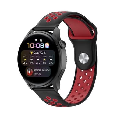 EBN Sport Armband Huawei Watch 3 Pro - Svart/röd