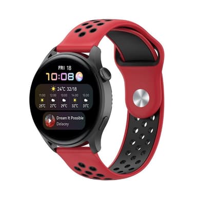 EBN Sport Armband Huawei Watch 3 - Röd/svart
