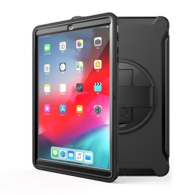 Fodral med roterbart ställ till Samsung Galaxy Tab A 10.1 2019 T510 / T515 Svart