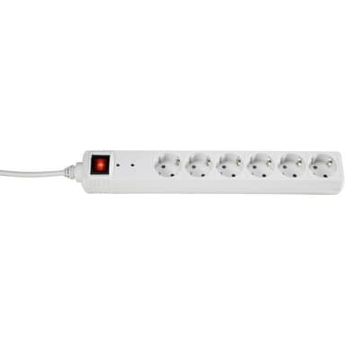 Basetech 1574789 Grenuttag med överspänningsskydd 6x