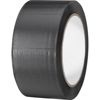 TOOLCRAFT 832450S-C 832450S-C PVC-tejp Svart (L x B) 33 m x 50 mm 1 st