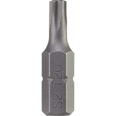 TOOLCRAFT Sexkants-bit T 20 S2-Stål 50 st