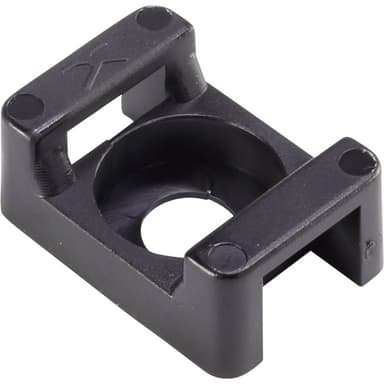 TRU COMPONENTS TC-6645716 Monteringssockel skruv Svart