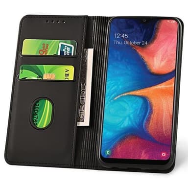 Mobilfodral med kortfack och magnetiskt fäste till Samsung Galaxy A20