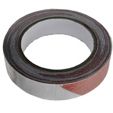 TOOLCRAFT ANST259M-RW Varningstejp ANST259M-RW Röd, Vit (L x B) 9 m x 25 mm 1 st