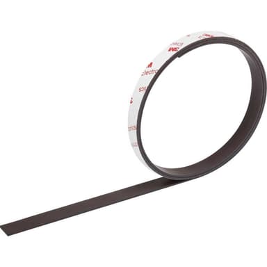 TOOLCRAFT 92013c158 Magnettejp Antracit (L x B) 1 m x 12.5 mm 1 st