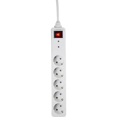 Basetech BT-1732743 Grenuttag med överspänningsskydd 5x