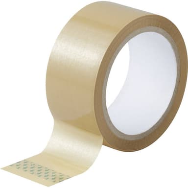 TOOLCRAFT 93038c181 93038c181 Förpackningsband Brun (L x B) 50 m x 48 mm 3 st