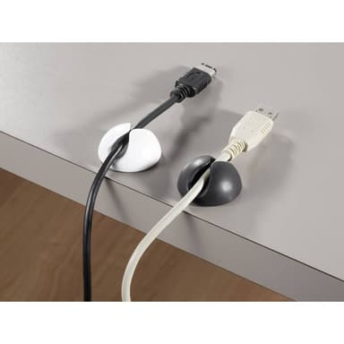 TRU COMPONENTS 542250 SWC-10BK/4P Kabelhållare