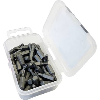 TOOLCRAFT Sexkants-bit T 15 S2-Stål 50 st