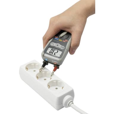 VOLTCRAFT VC-20 Handmultimeter digital Stänksäker (IP54) CAT IV 600 V Display (Beräkningar): 4000