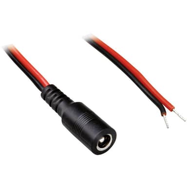TRU COMPONENTS DC-kabel DC-hylsdon - Öppen ände 2.50 mm