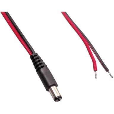 TRU COMPONENTS DC-kabel DC-stiftdon - Öppen ände 3.50