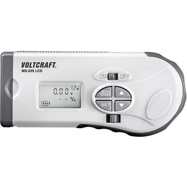 VOLTCRAFT Batteritestare MS-229 LCD Mätområde