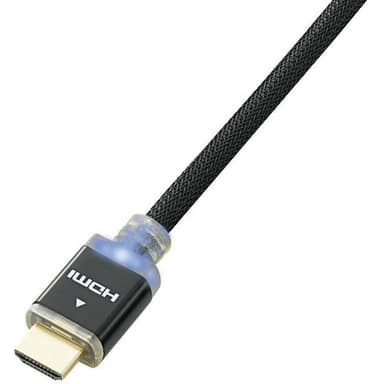 SpeaKa Professional HDMI Anslutningskabel 2.00 m SP-7870464 Audio Return Kanal, guldpläterad kontakt, kabelstrumpa, med