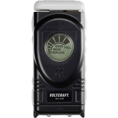 VOLTCRAFT Batteritestare MS228 Mätområde