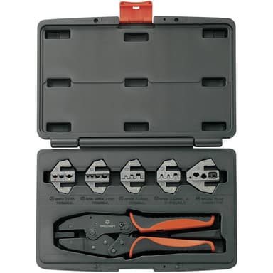 TOOLCRAFT PZ-506 430461 Crimptång-set 6 delar Isolerad