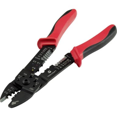 TOOLCRAFT PLC-4131 TO-6680946 Crimp- & avisoleringstång