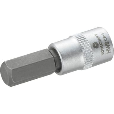 TOOLCRAFT 816072 Inner-sexkantig Hylsnyckel-bitsinsats