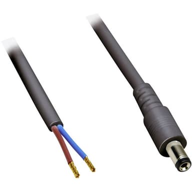 TRU COMPONENTS DC-kabel DC-stiftdon - Öppen ände 5.50