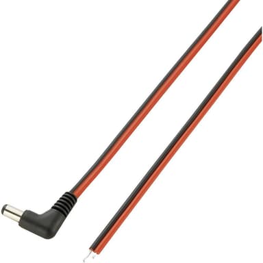 VOLTCRAFT DC-kabel DC-stiftdon - Öppen ände 5.5 mm 2.1