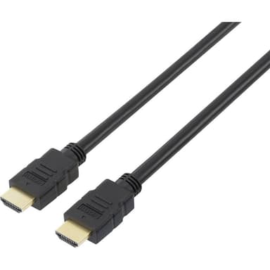 SpeaKa Professional HDMI Anslutningskabel 15.00 m SP-7870116 Audio Return Kanal, guldpläterad kontakt Svart [1x HDMI ha