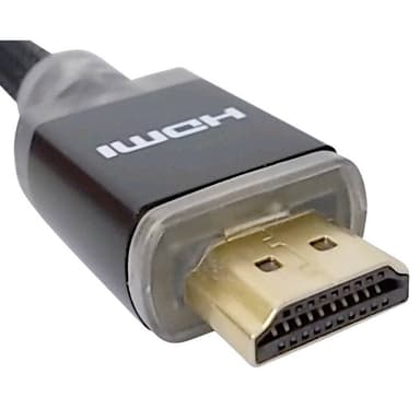 SpeaKa Professional HDMI Anslutningskabel 2.00 m SP-7870464 Audio Return Kanal, guldpläterad kontakt, kabelstrumpa, med