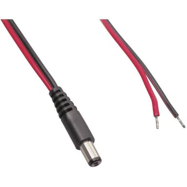 TRU COMPONENTS DC-kabel DC-stiftdon - Öppen ände 5.50
